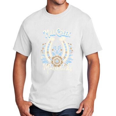 Adult Cotton T-Shirt "Flower Logo" Thumbnail